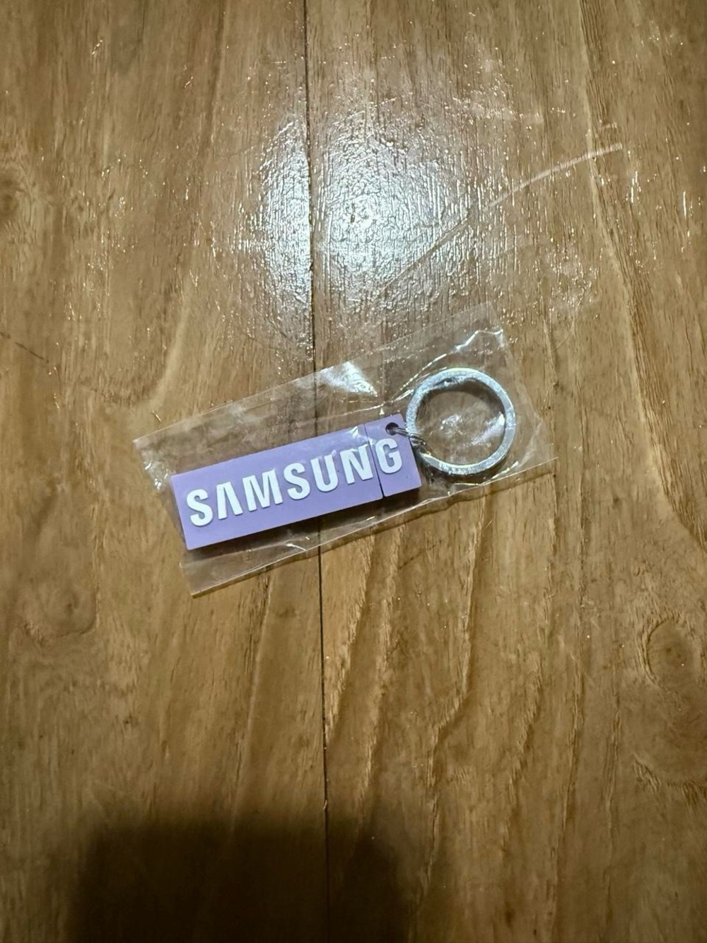 Samsung Purple Silicone Keychain Phone Accessory
